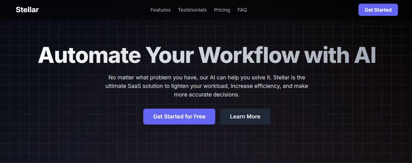 Stellar Template Header